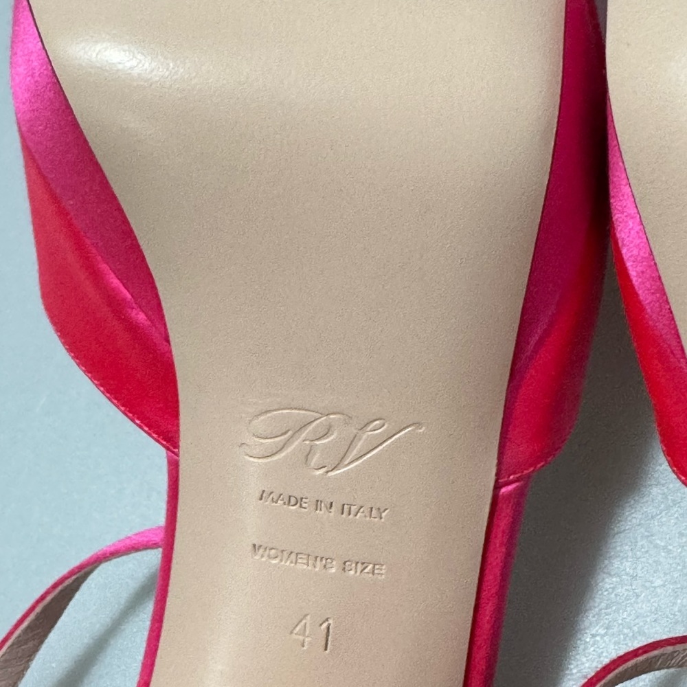 Roger Vivier Satin Platform Sandals Pink Women’s EU 41/US 11 - Picture 6 of 8